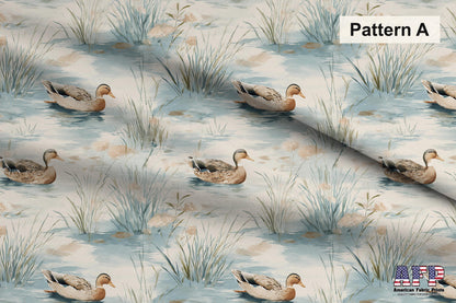Watercolor Mallard Pond Fabric Bundle Set - Shop now at American Fabric Prints
