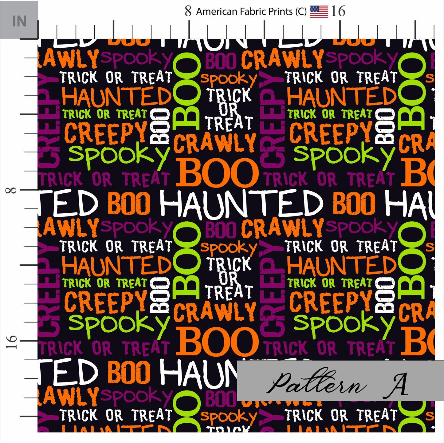 Halloween Quilt Fabric – Premium Cotton Quilt Fabric | Made in USA | Color Coordinated Prints