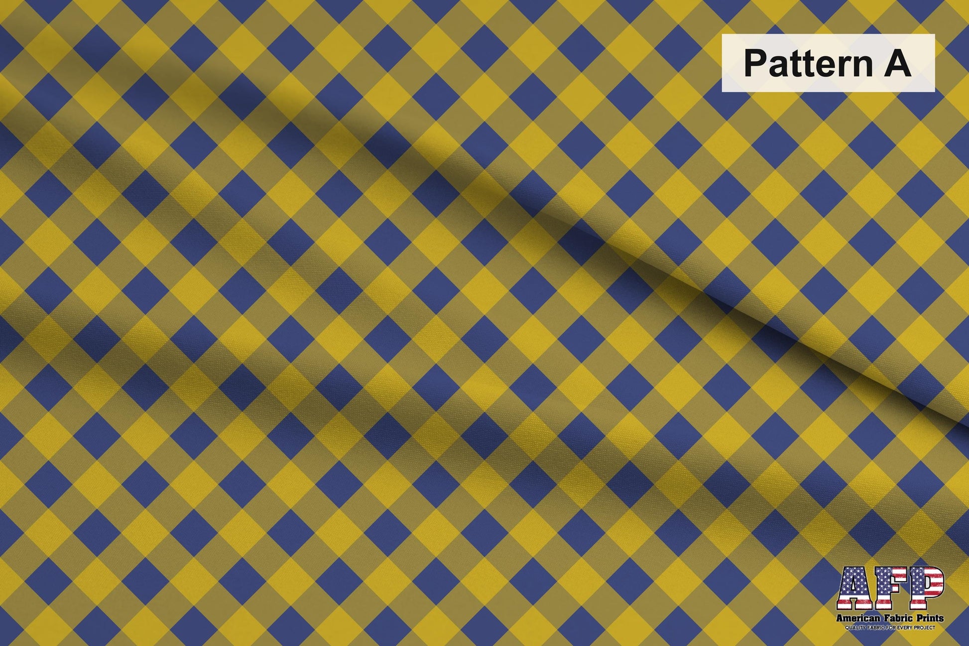 Lemon Plaid 2 Fabric Bundle Set - Shop now at American Fabric Prints