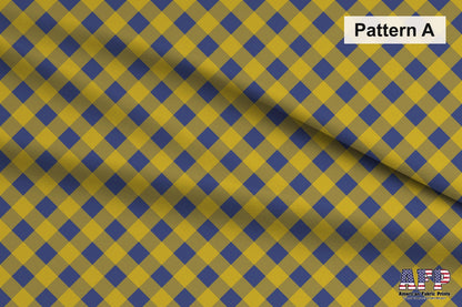 Lemon Plaid 2 Fabric Bundle Set - Shop now at American Fabric Prints