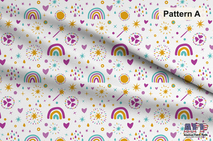 Whimsical Unicorn Fabric Bundles. Choose Your Patterns. Pattern A. Shop now at American Fabric Prints.