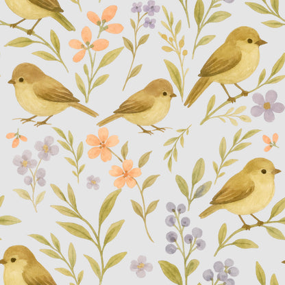 Tiny Birds Fabric - Shop now at American Fabric Prints