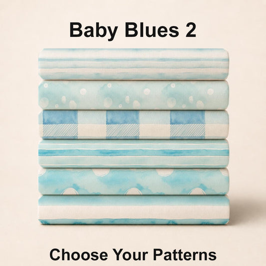 Baby Blues 2 Fabric Bundle Set - Shop now at American Fabric Prints