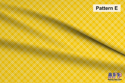 Lemon Plaid Fabric Bundle Set - Shop now at American Fabric Prints