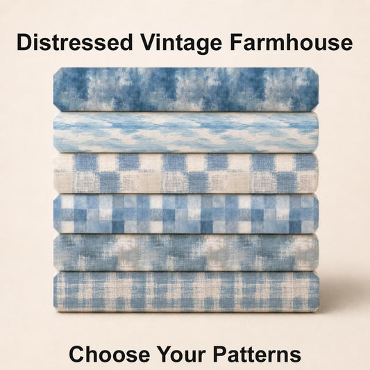 Distressed Vintage Farmhouse Fabric Bundle Set - Shop now at American Fabric Prints