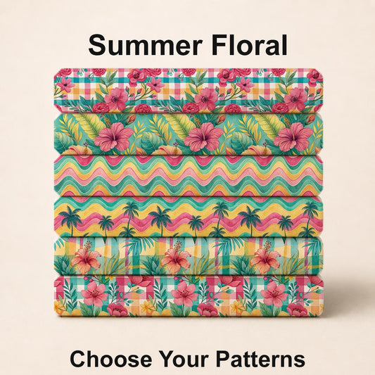 Summer Floral Fabric Bundle Set - Shop now at American Fabric Prints