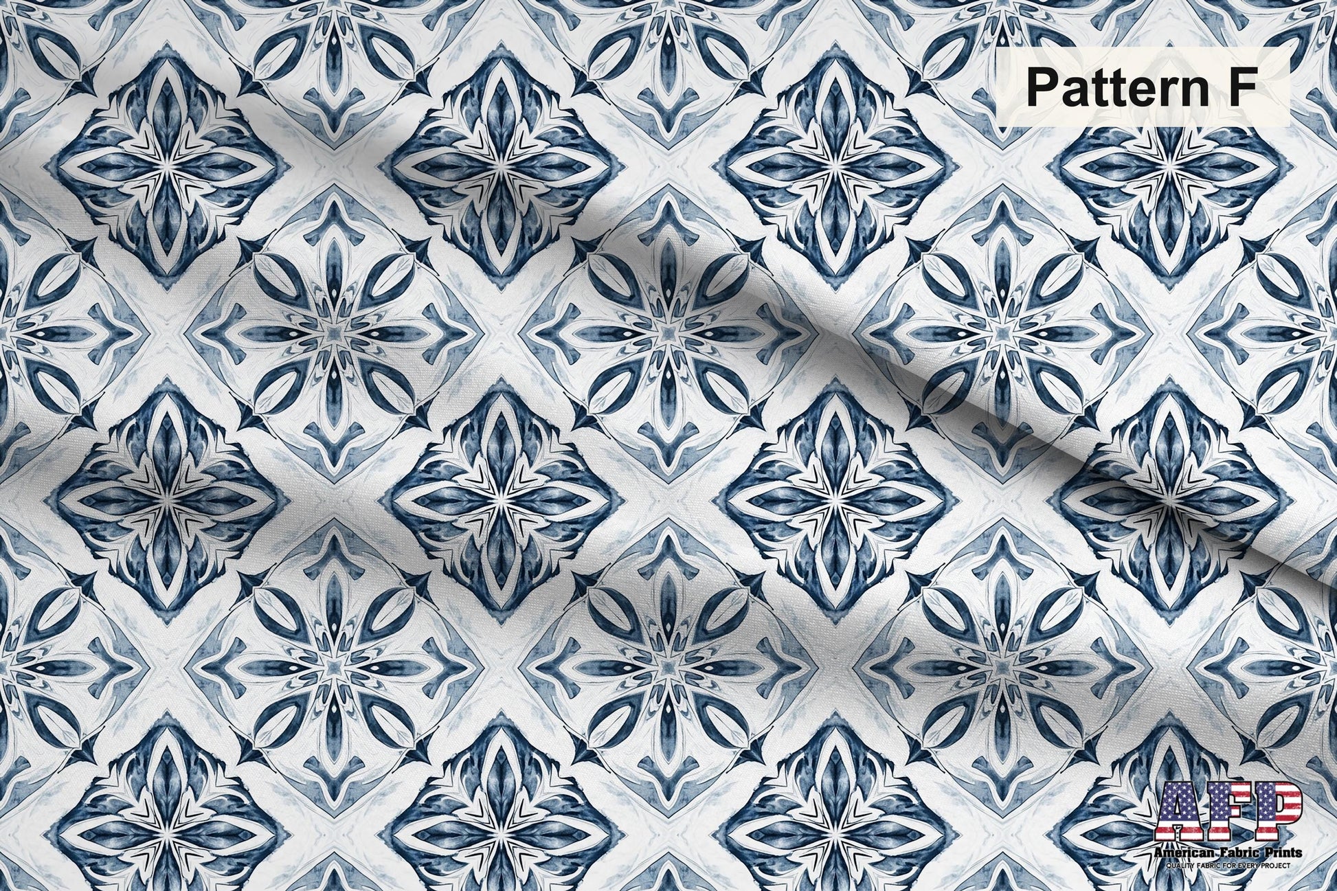 Patterned Arabesque Tiles Fabric Bundle Set - Shop now at American Fabric Prints