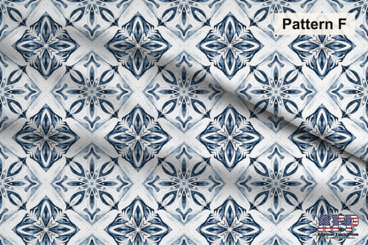 Patterned Arabesque Tiles Fabric Bundle Set - Shop now at American Fabric Prints
