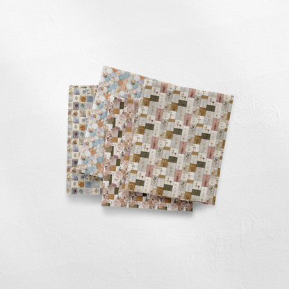 Farmhouse Cottagecore Patchwork Fabric Bundle Set - Shop now at American Fabric Prints