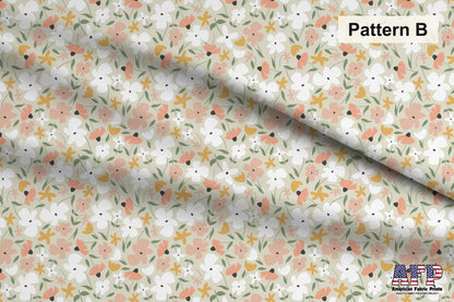 Flowers and Stripes Fabric Bundle Set - Shop now at American Fabric Prints