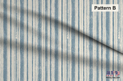 Blue Striped Fabric Bundle Set - Shop now at American Fabric Prints
