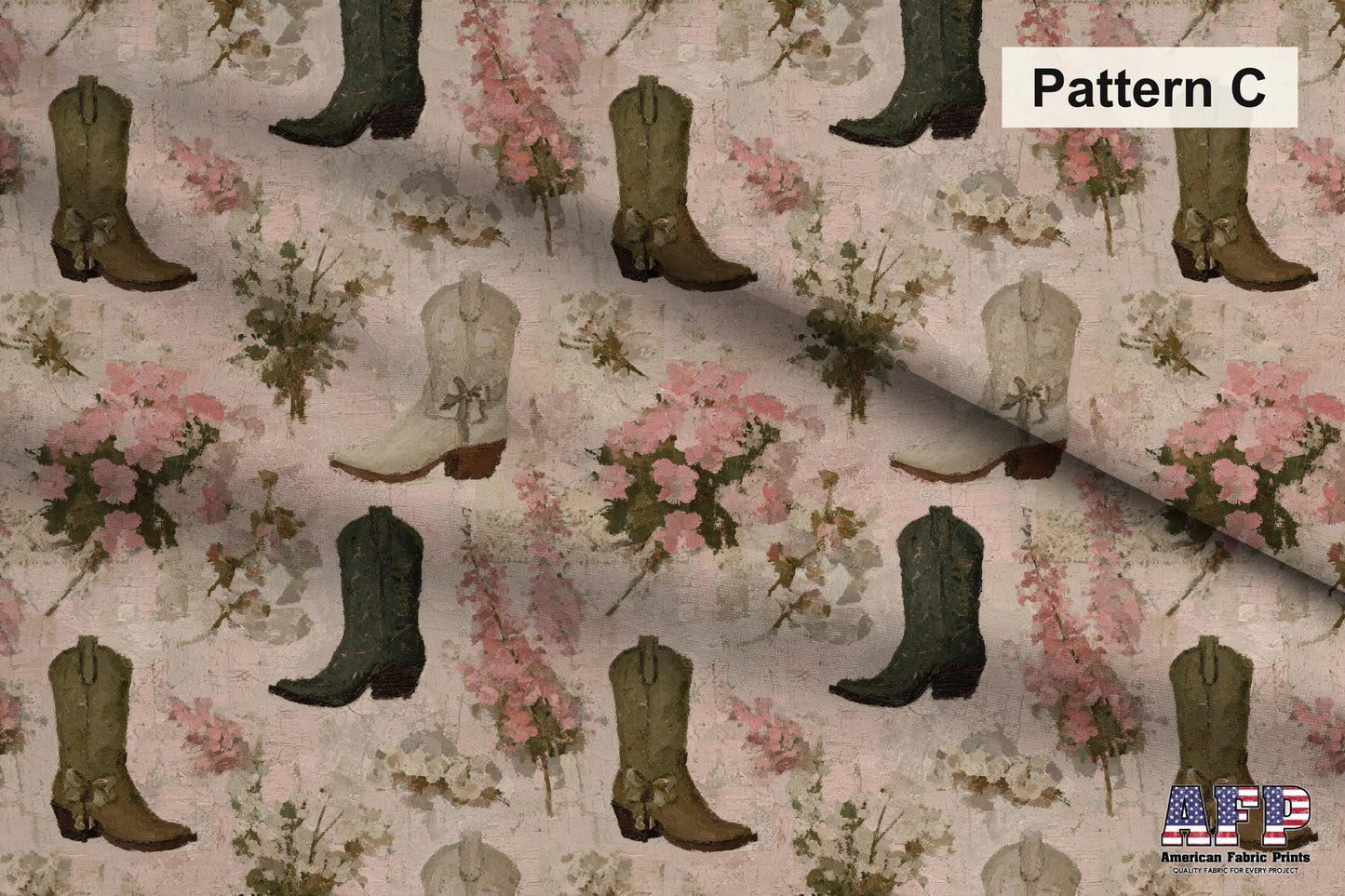 Pink Western Cowgirl Fabric Bundle Set - Shop now at American Fabric Prints