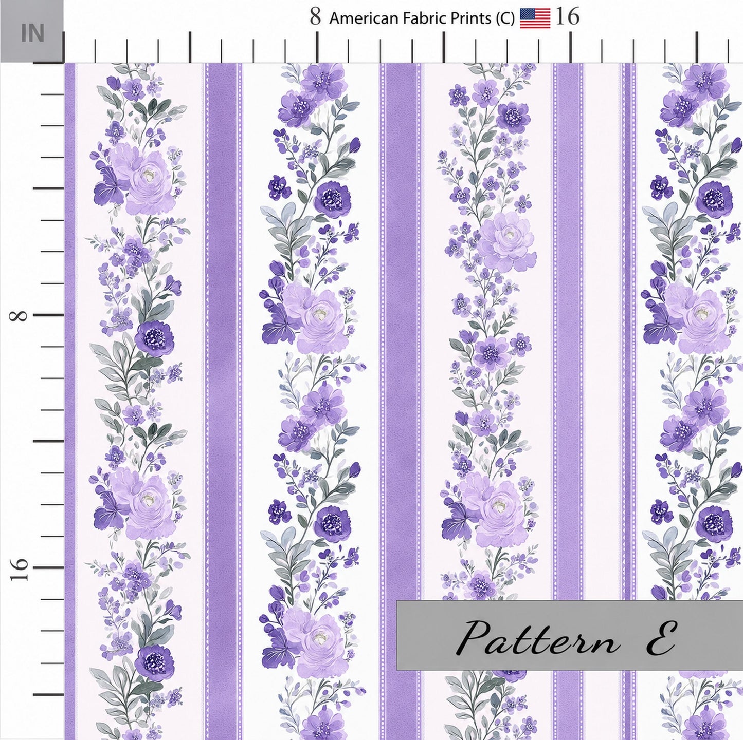 Lavender Themed Purple Fabric. Cotton Quilting Fabric. Shop now at American Fabric Prints.