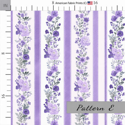 Lavender Themed Purple Fabric. Cotton Quilting Fabric. Shop now at American Fabric Prints.