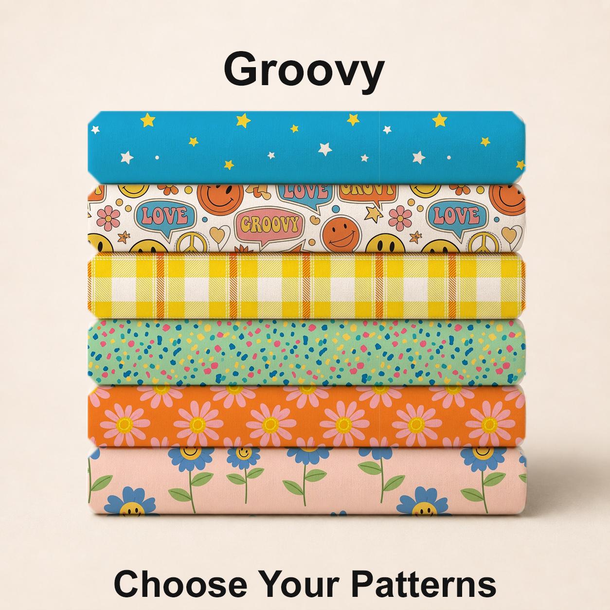 Groovy Fabric Bundle Set - Shop now at American Fabric Prints