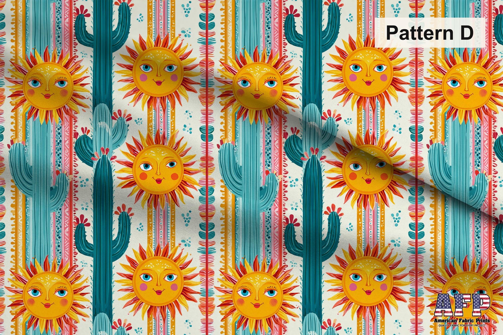 Painted Retro Boho Western Fabric Bundle Set - Shop now at American Fabric Prints