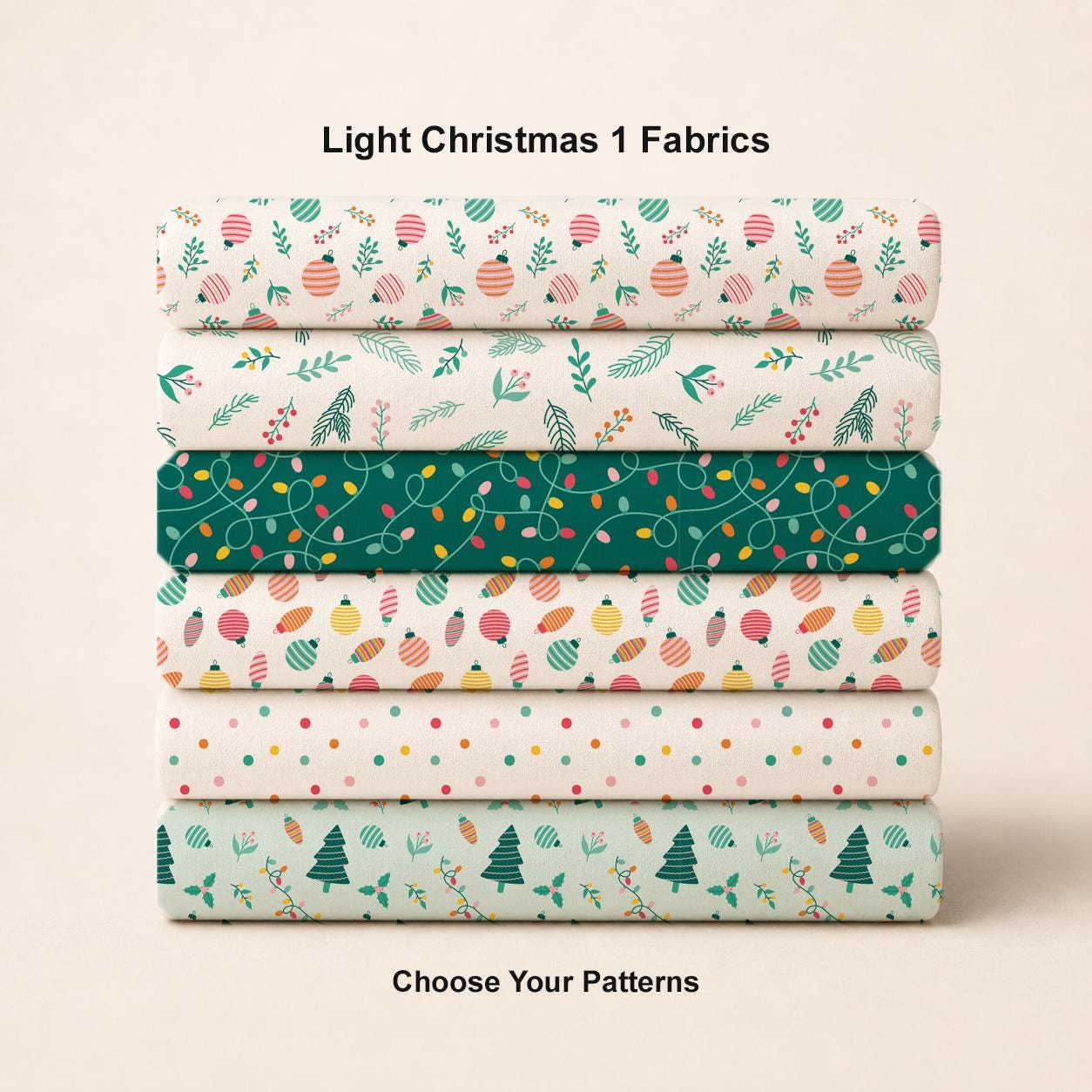 Christmas Print Fabrics. Shop now at American Fabric Prints.