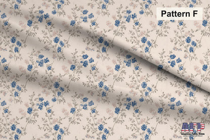 Grandmillenial Pink+Blue Fabric Bundle Set - Shop now at American Fabric Prints