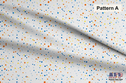 Blue and Orange Daisies 2 Fabric Bundle Set - Shop now at American Fabric Prints