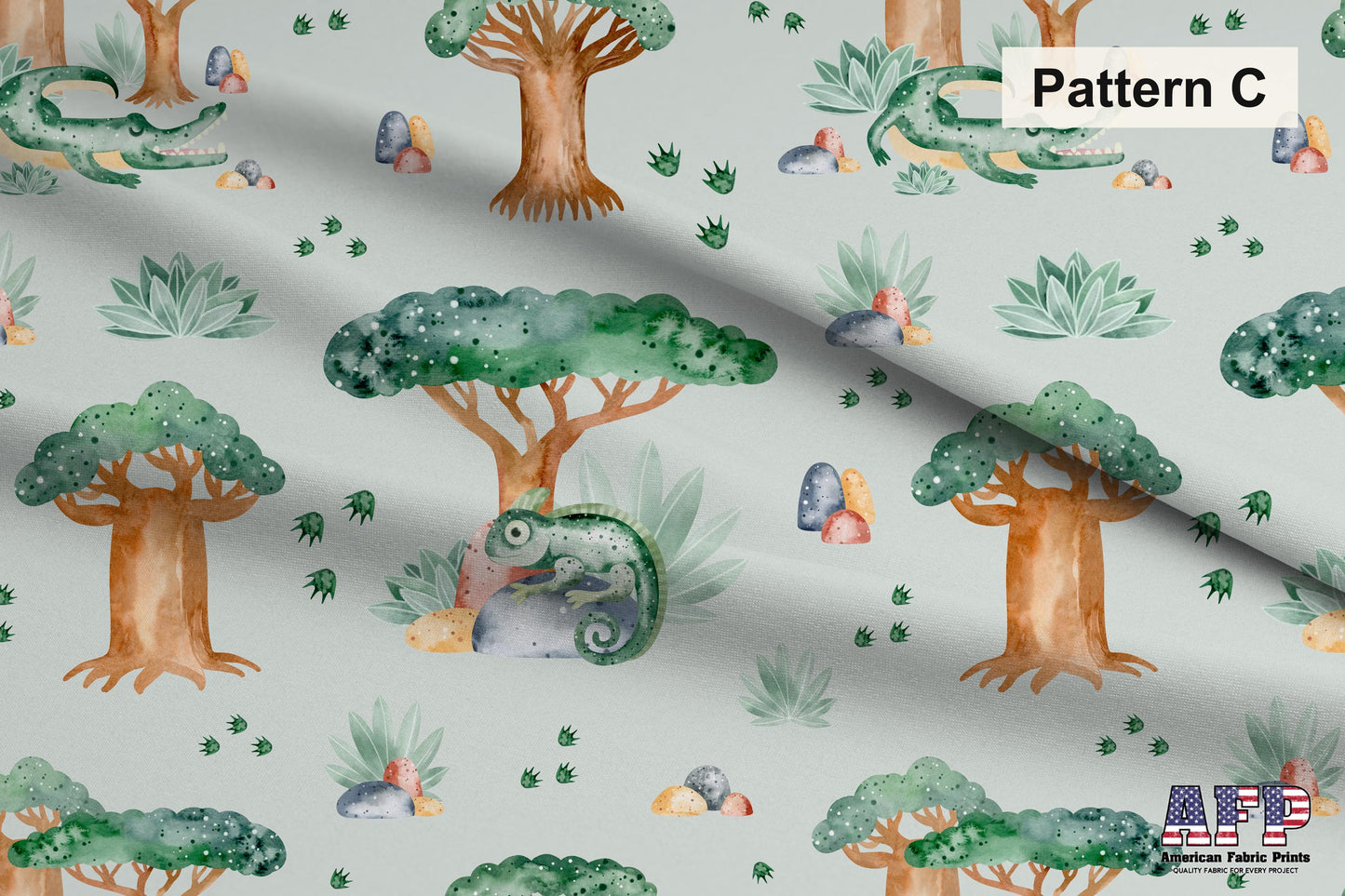 Safari Animals 2 Fabric Set. Shop now at American Fabric Prints.