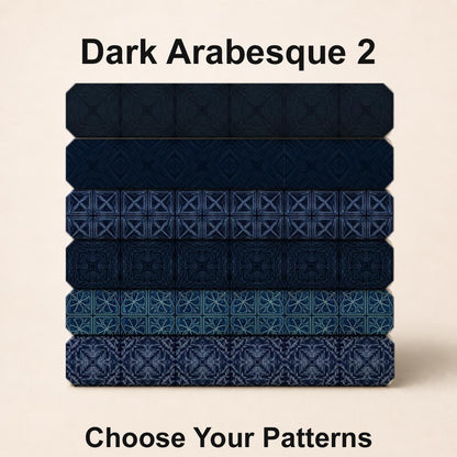 Dark Arabesque 2 Fabric Bundle Set - Shop now at American Fabric Prints