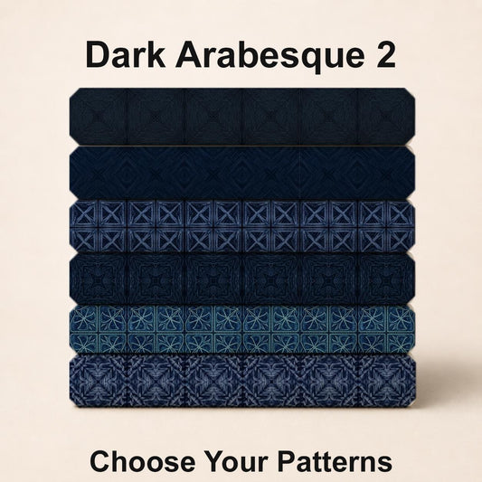 Dark Arabesque 2 Fabric Bundle Set - Shop now at American Fabric Prints