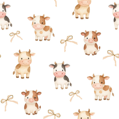 Little Coquette Cattle Fabric - Shop now at American Fabric Prints