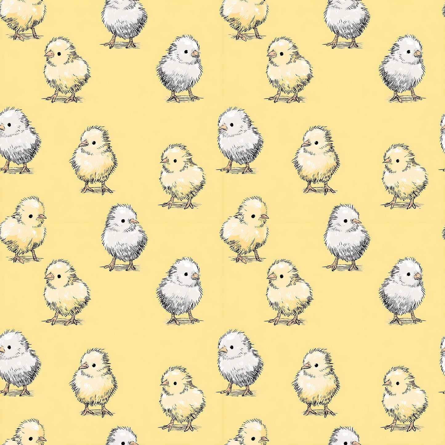Easter Chicks Fabric - Shop now at American Fabric Prints