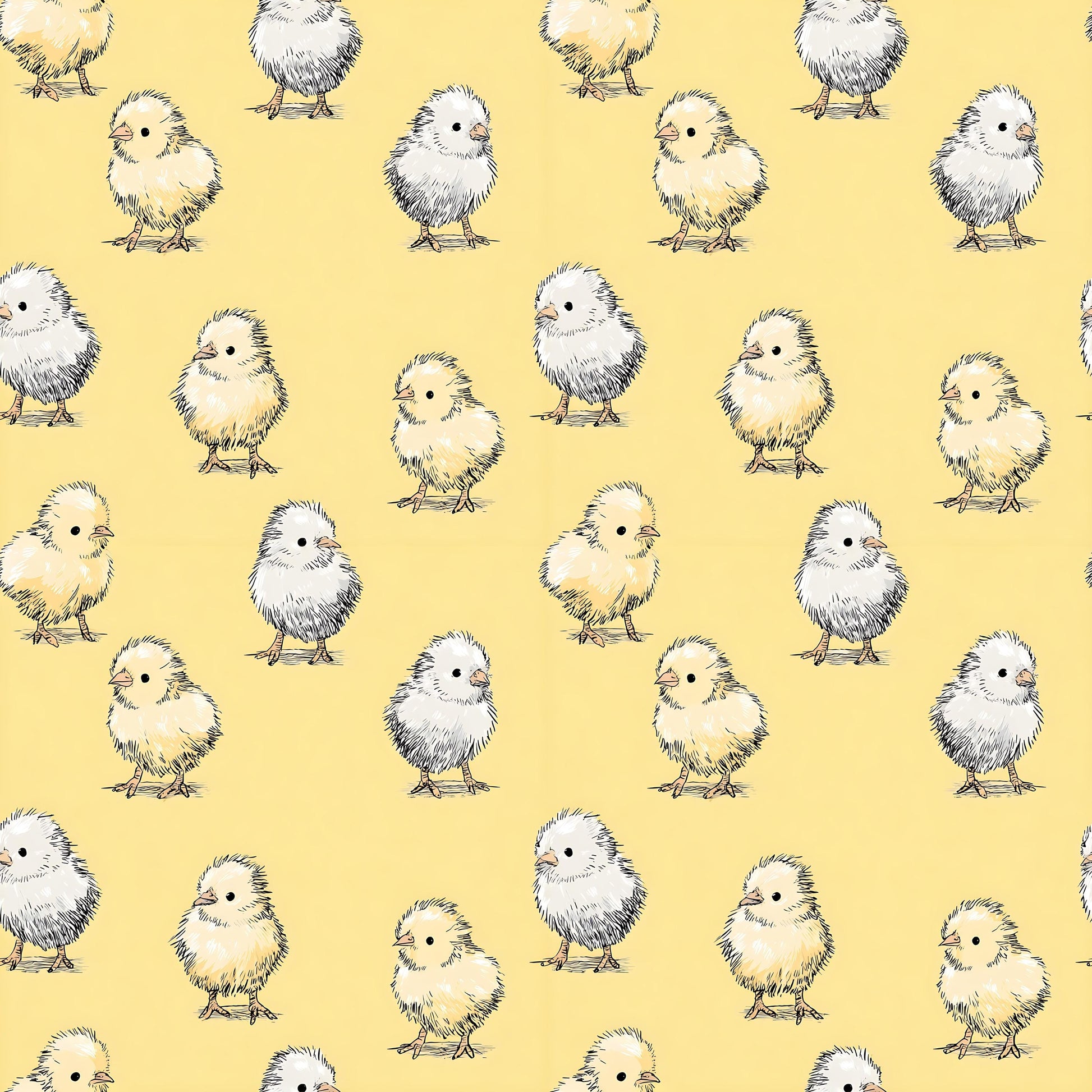Easter Chicks Fabric - Shop now at American Fabric Prints