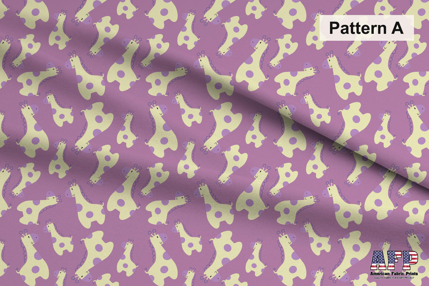 Giraffe Love Fabric Set. Choose Your Patterns. Pattern A Shown. Shop now at American Fabric Prints.