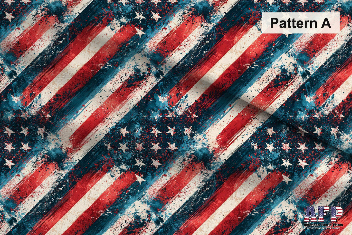 USA Grunge Fabric Bundle Set - Shop now at American Fabric Prints