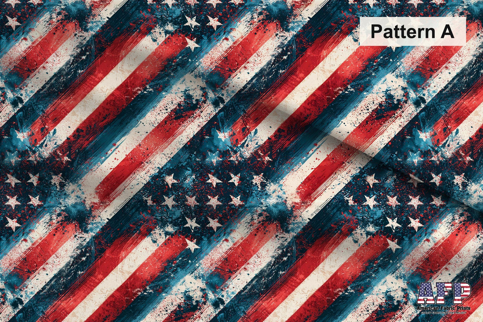 USA Grunge Fabric Bundle Set - Shop now at American Fabric Prints