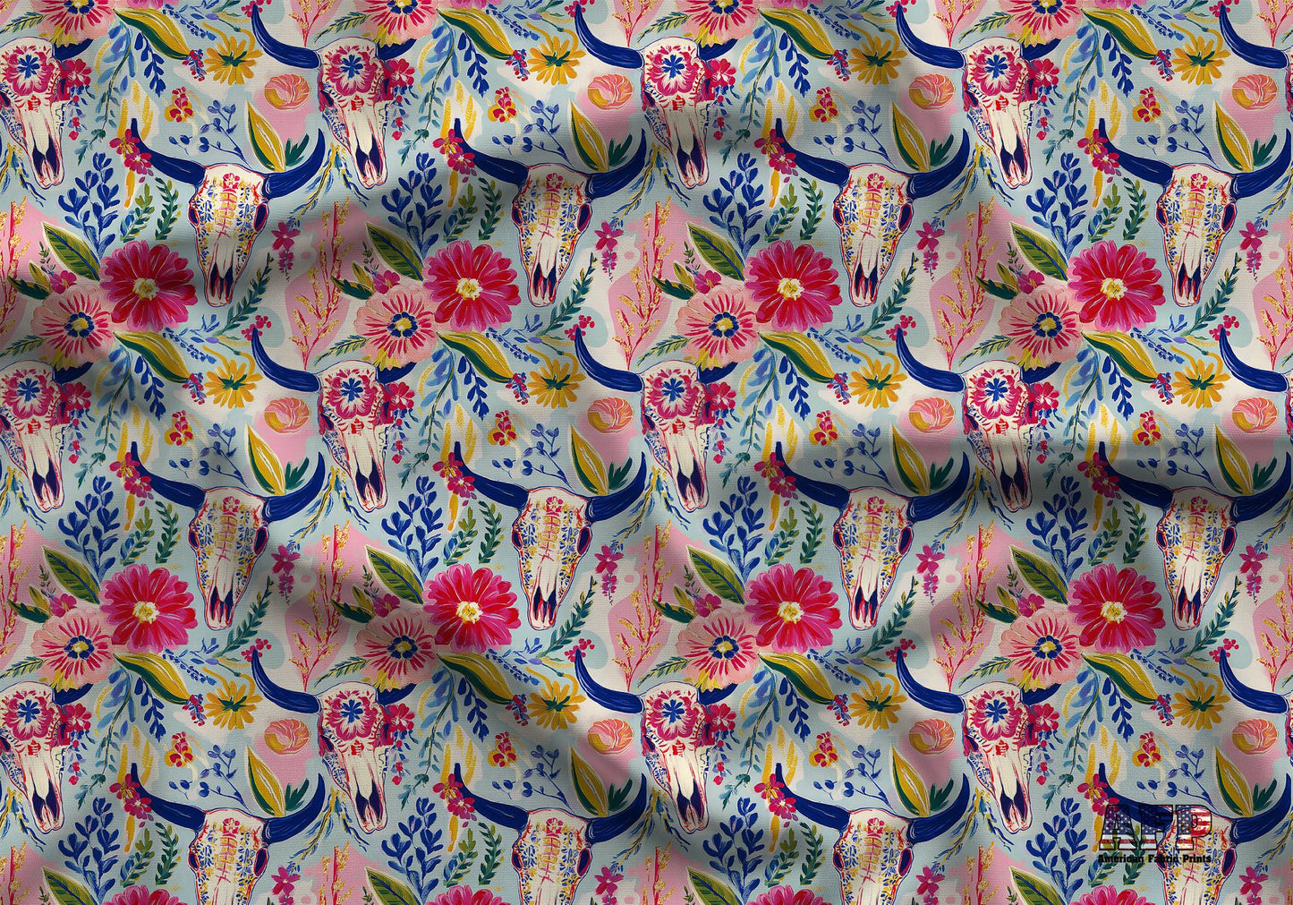 Preppy Cowgirl Southwest Fabric - Shop now at American Fabric Prints