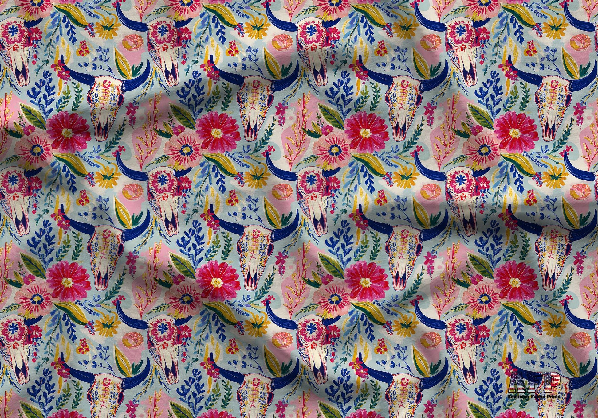 Preppy Cowgirl Southwest Fabric - Shop now at American Fabric Prints
