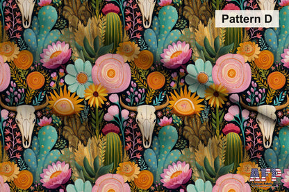 Cowgirl Sunset Fabric Bundle Set - Shop now at American Fabric Prints