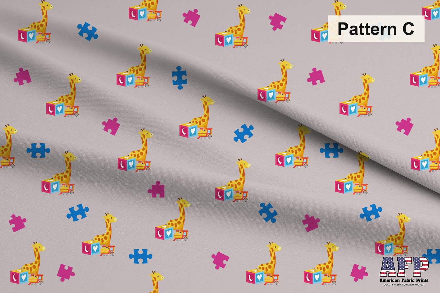Baby Toys 2 Fabric Collection. Shop now at American Fabric Prints.