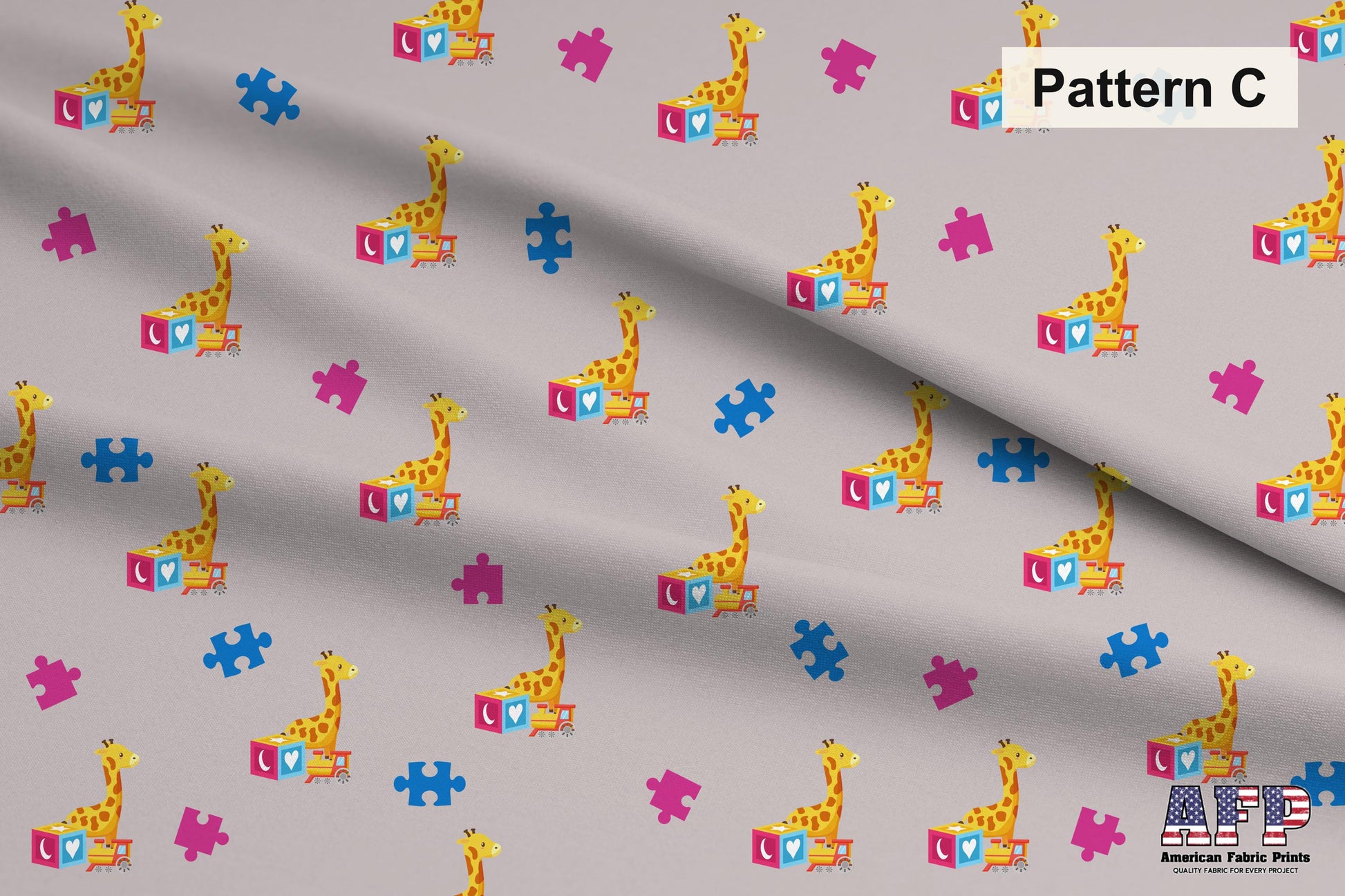 Baby Toys 2 Fabric Collection. Shop now at American Fabric Prints.