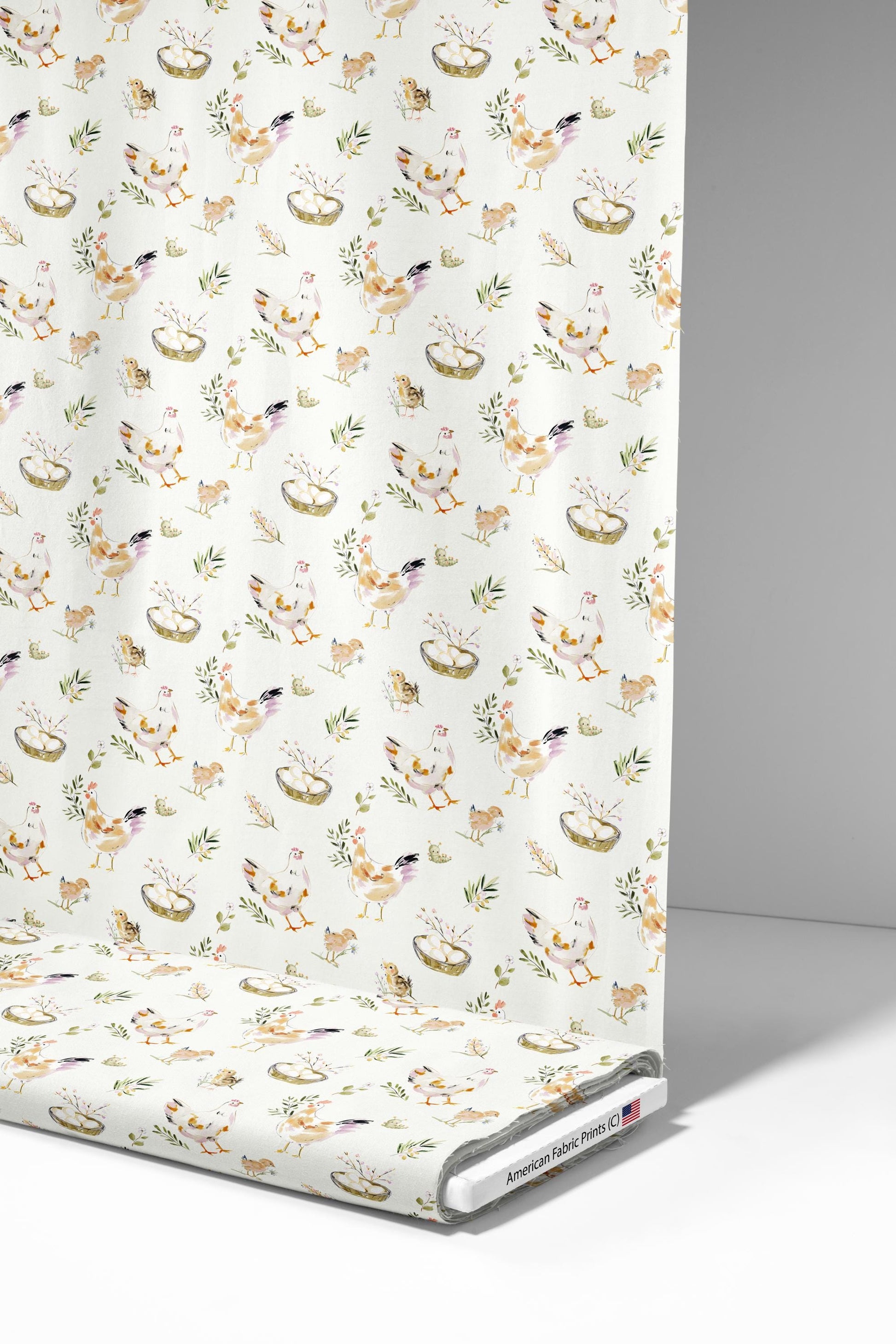 Chicken Life Fabric - Shop now at American Fabric Prints