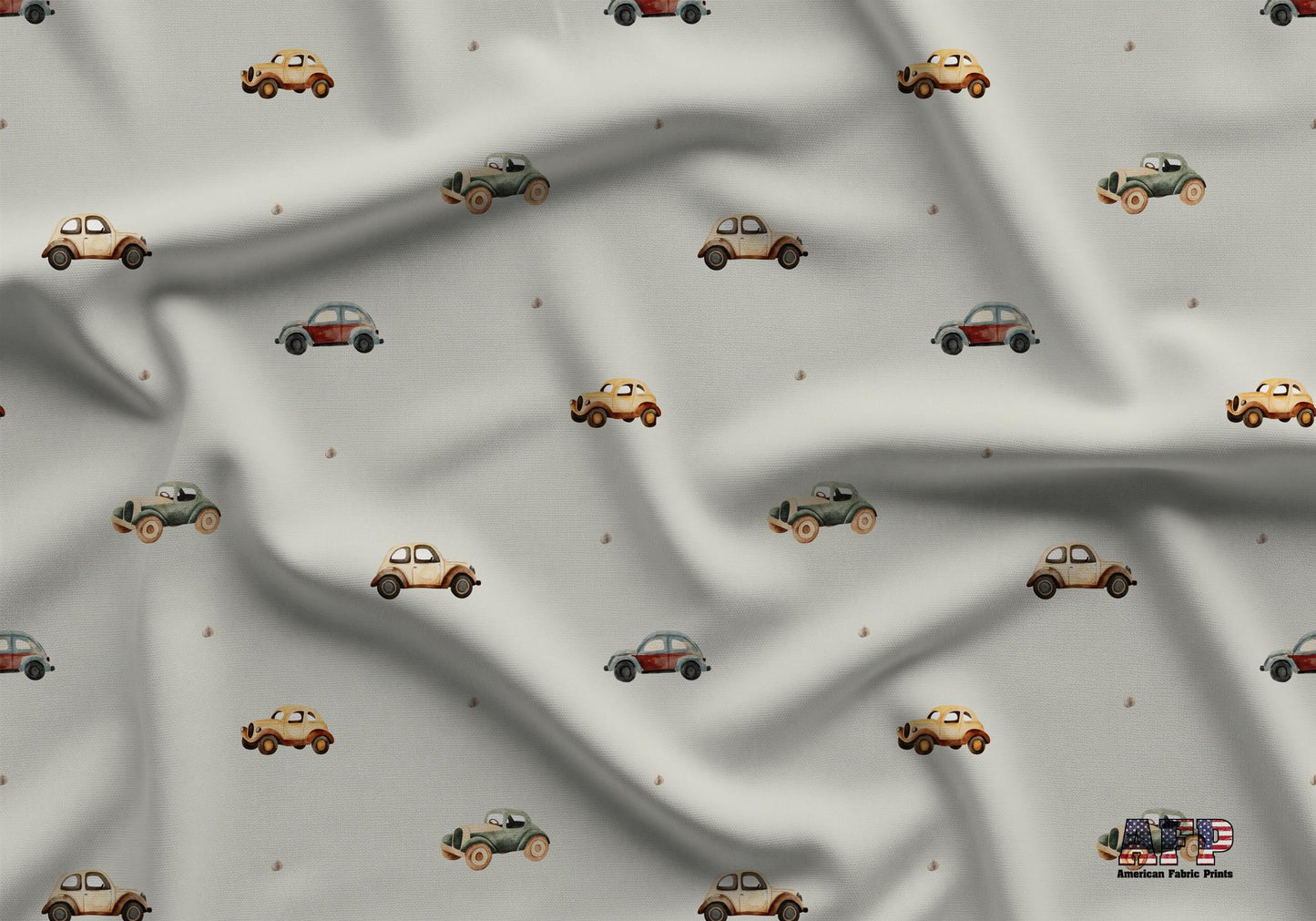 Little Cars Fabric - Shop now at American Fabric Prints