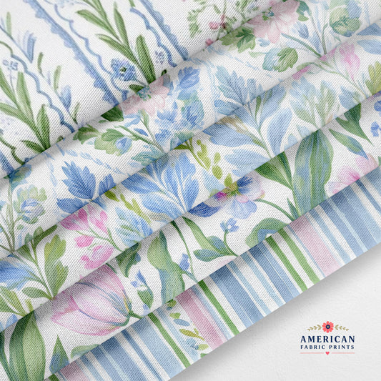 Spring Time 3 Fabric Bundle Set - Shop now at American Fabric Prints