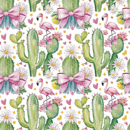 Preppy Cactus+Flamingo's Fabric - Shop now at American Fabric Prints
