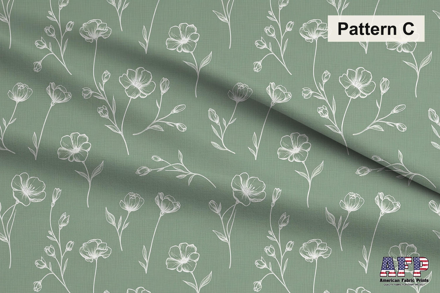 Sage Toile 3 Fabric Bundle Set - Shop now at American Fabric Prints