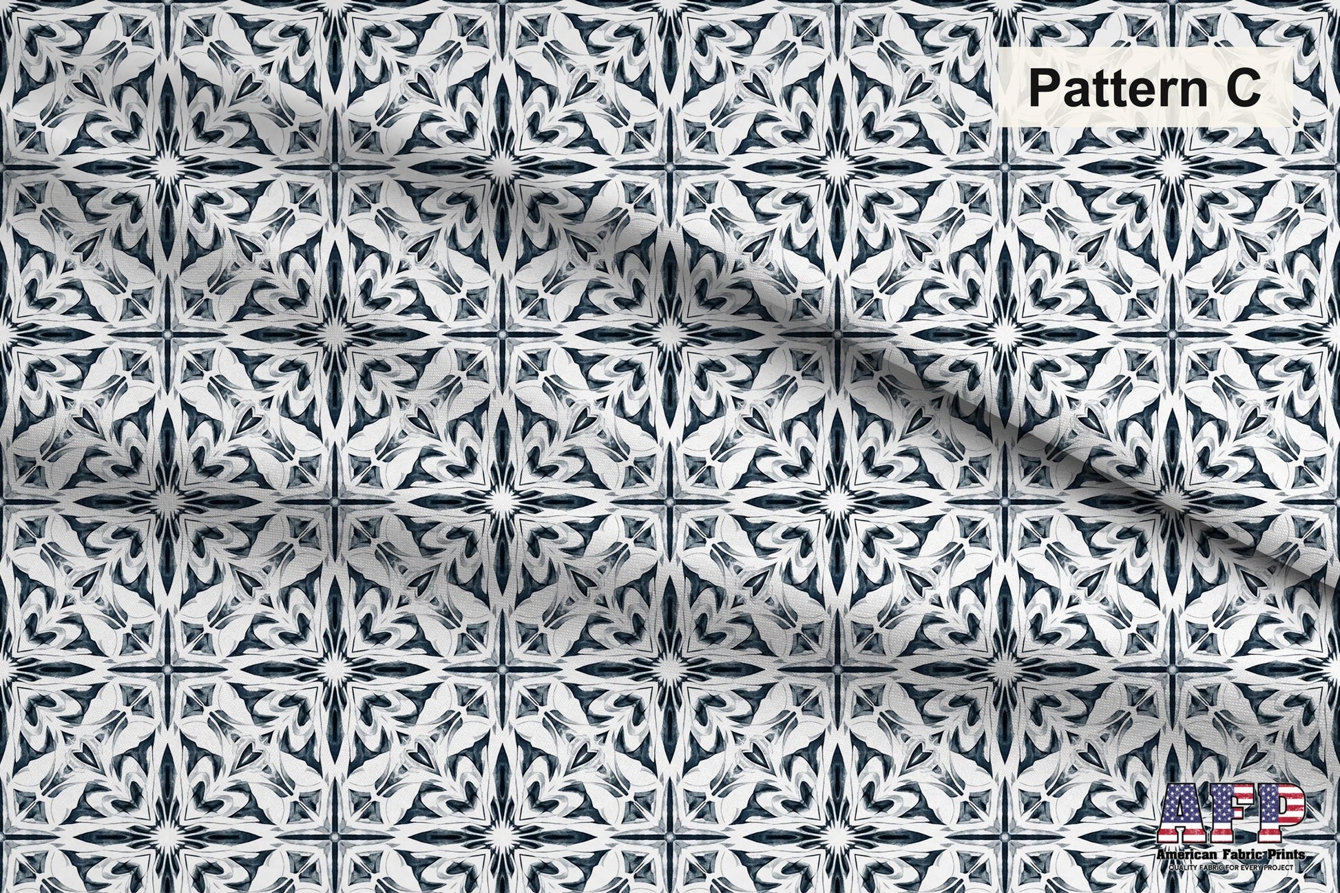 Patterned Arabesque Tiles Fabric Bundle Set - Shop now at American Fabric Prints