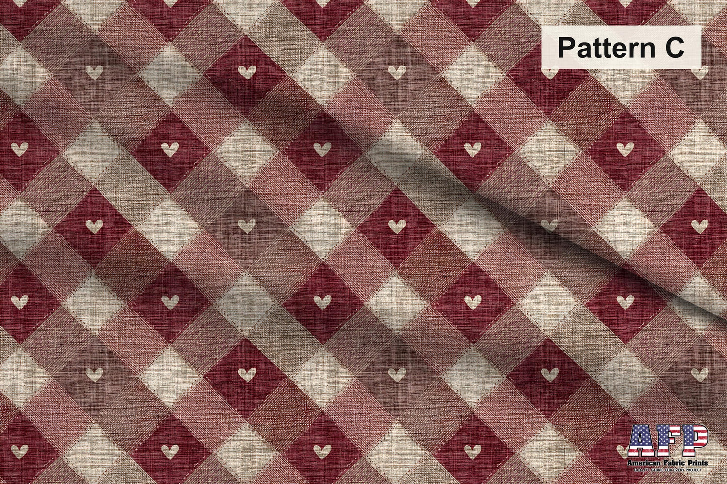 Rustic Farmhouse Valentines Fabric Bundle Set - Shop now at American Fabric Prints