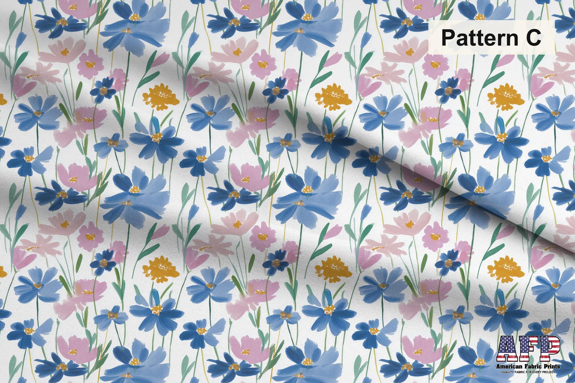 Boho Florals Fabric Bundle. Choose your Patterns. Pattern C. Shop now at American Fabric Prints.