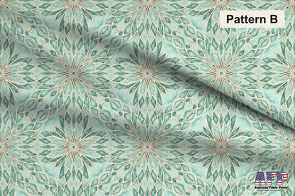 Arabesque Teals 4 Fabric Bundle Set - Shop now at American Fabric Prints