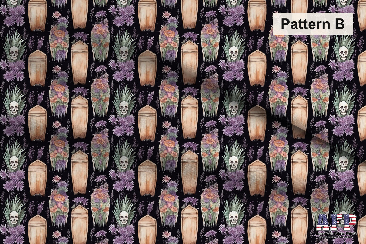 Boho Halloween Set 2. Get ready for a spooky craft project! Choose your scary patterns. Pattern B Shown. Shop now at American Fabric Prints.