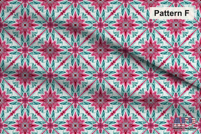 Arabesque Tiles 5 Fabric Bundle Set - Shop now at American Fabric Prints