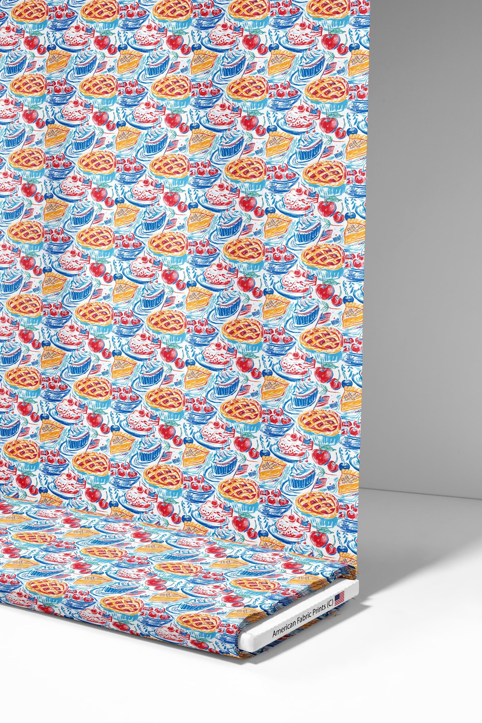 USA Picnic Fabric - Shop now at American Fabric Prints