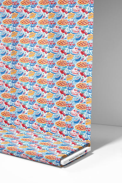USA Picnic Fabric - Shop now at American Fabric Prints